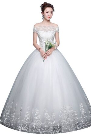Qidi wedding dress shoulder wedding dress