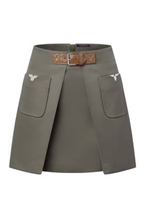Louis Vuitton Monogram Accent Mini Skirt