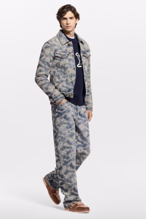 Louis Vuitton Monogram Denim Skate Trousers