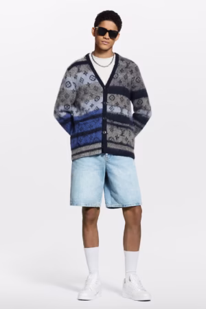 Louis Vuitton Monogram Mohair Cardigan