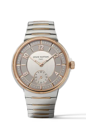 Louis Vuitton Tambour, Automatic, 40MM, Steel and Rose Gold