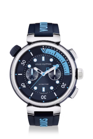 Louis Vuitton Tambour Street Diver Chronograph, Automatic, 46mm, Steel