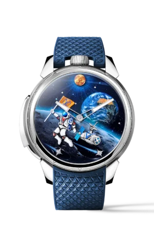 Louis Vuitton Tambour Taiko Galactique, Manual, 46. 7MM, Titanium and White Gold