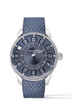 Louis Vuitton Tambour Taiko Spin Time, Automatic, 39.5mm, White Gold