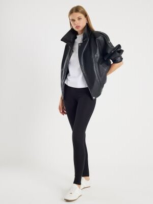 Black high waisted leggings