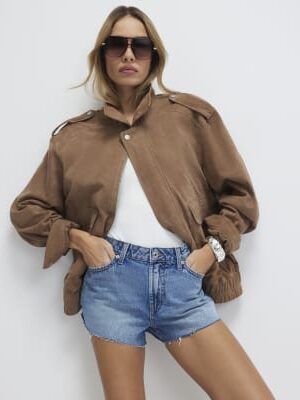 Blue Hotpant Denim Shorts