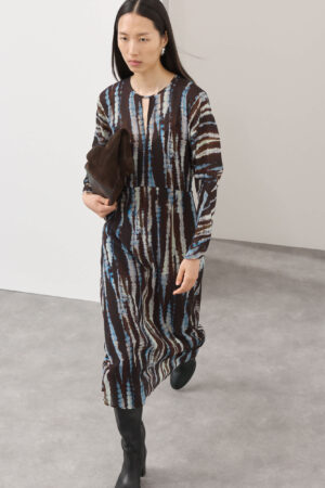 Chifon Printed Midaxi Column Dress