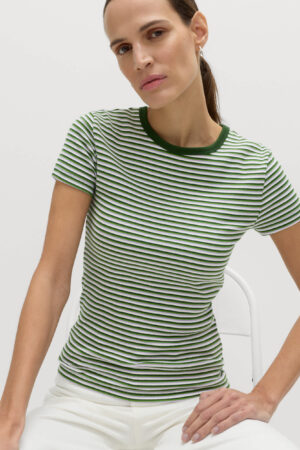 Cotton Rich Ribbed Slim Fit T-Shirt