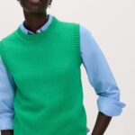 Cotton Rich Slim Fit Knitted Vest