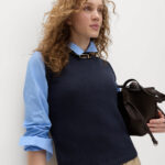 Cotton Rich Slim Fit Knitted Vest