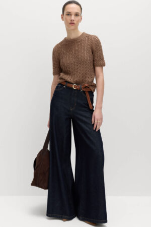 Cotton Rich Textured Knitted Top