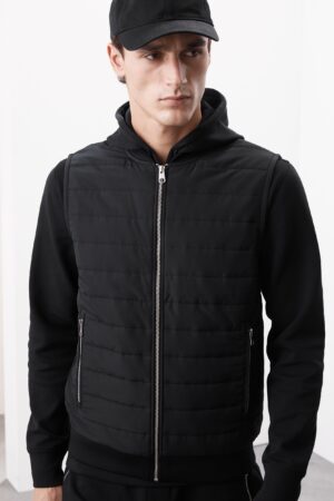 Cotton Rich Zip Up Quilted Gilet with Stormwear™