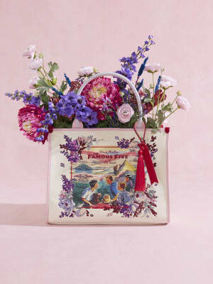 Cream Enid Blyton Floral Large Shopper Bag