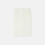 Double-Wool Crêpe Pencil Skirt