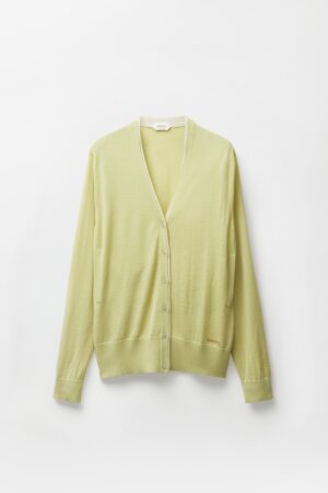 Embroidered Wool Knit Cardigan