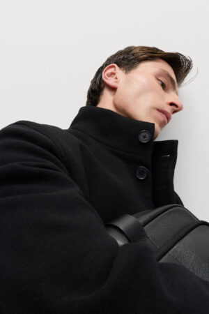 Funnel Neck Overcoat