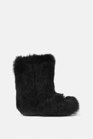 Gianni Ribbon Shearling Boots