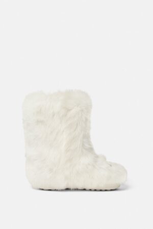 Gianni Ribbon Shearling Boots