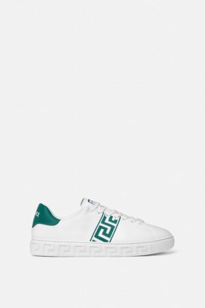 Greca Embroidered Nylon Trainers