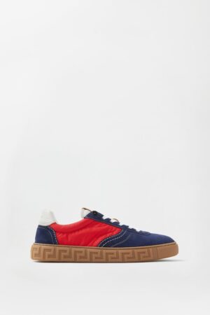 Greca Suede & Nylon Trainers