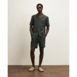 Green Stripe Shorts