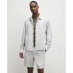 Grey Button Down Shacket