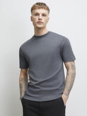 Grey Essential Slim Fit Crew Neck T-Shirt