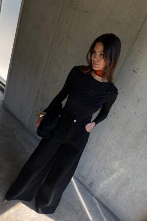 High Waisted Palazzo Jeans