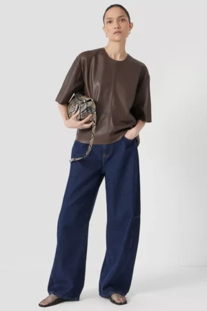 HUSH Bree Horseshoe Barrel Leg Jeans
