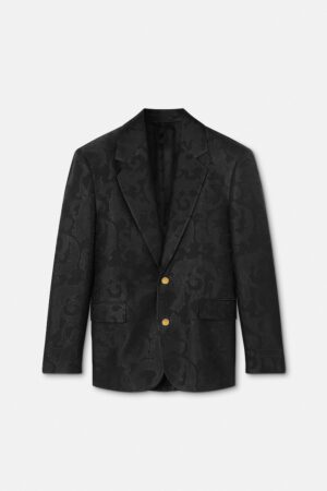 Jacquard Wool-Blend Blazer