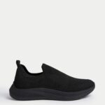 Knitted Slip On Trainers