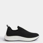 Knitted Slip On Trainers