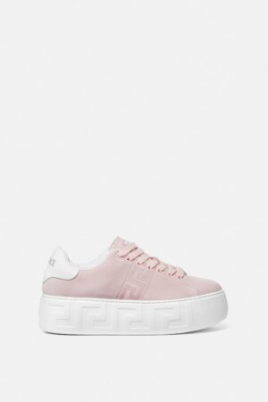La Greca Suede Platform Trainers