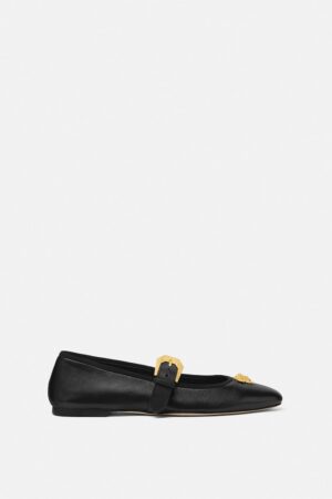 La Medusa Nappa Ballerinas