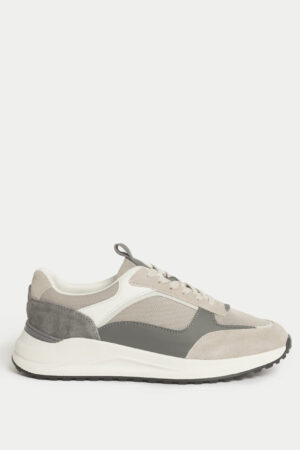 Lace Up Mesh Runner Trainers