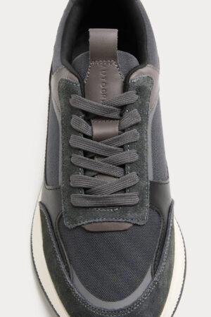Lace Up Mesh Runner Trainers