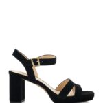 Leather Ankle Strap Platform Sandals
