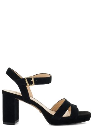 Leather Ankle Strap Platform Sandals