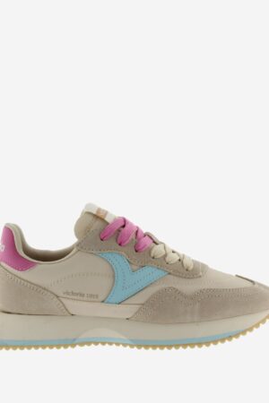 Leather Lace Up Side Detail Trainers