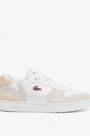 Leather Lace Up Side Detail Trainers