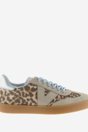 Leopard Print Cup Sole Trainers