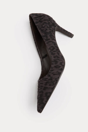 Leopard Print Kitten Heel Court Shoes