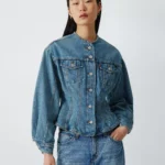 Levi's Sculpted Trucker Denim Jacket, Blue