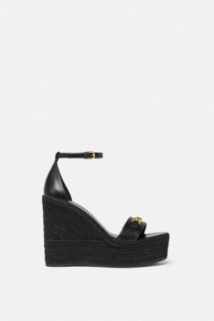 Medusa '95 Leather Wedge Sandals 120 mm