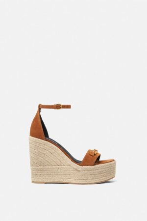 Medusa '95 Suede Wedge Sandals 120 mm