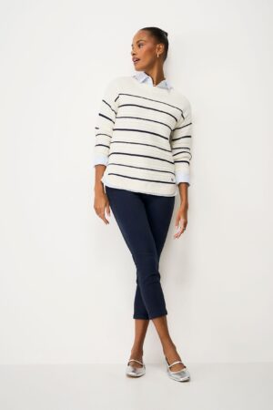 Mid Rise Slim Fit Cropped Jeans