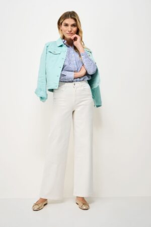 Mid Rise Wide Leg Jeans