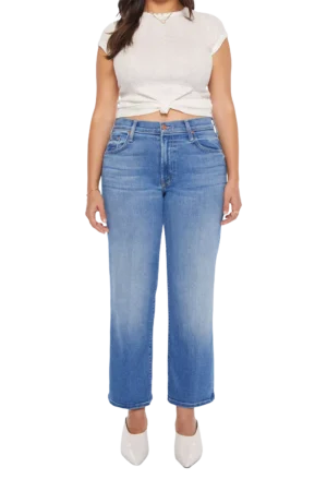 MOTHER The Mid Rise Rambler Jeans, Piece By Piece