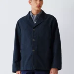 Nigel Cabourn Moleskin Utility Jacket, Dark Navy