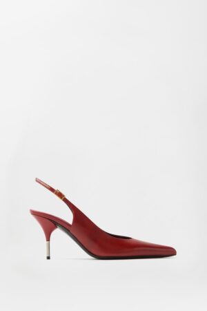 Nyx Leather Slingbacks 80 mm